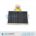 12V 26AH Battery 28W Solar Powered Obstruction Lighting For Telecommunication Towers