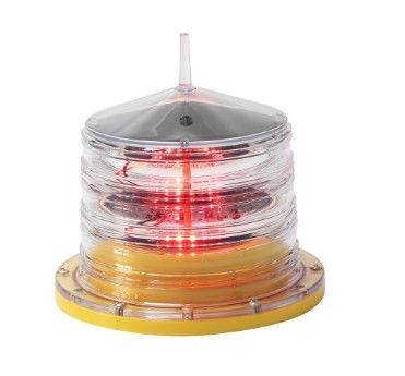 5km 32.5cd Red Solar Powered Low Intensity Obstruction Light